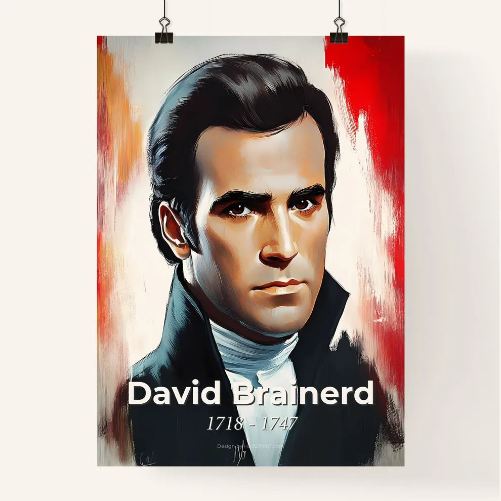 Portrait of David Brainerd Poster