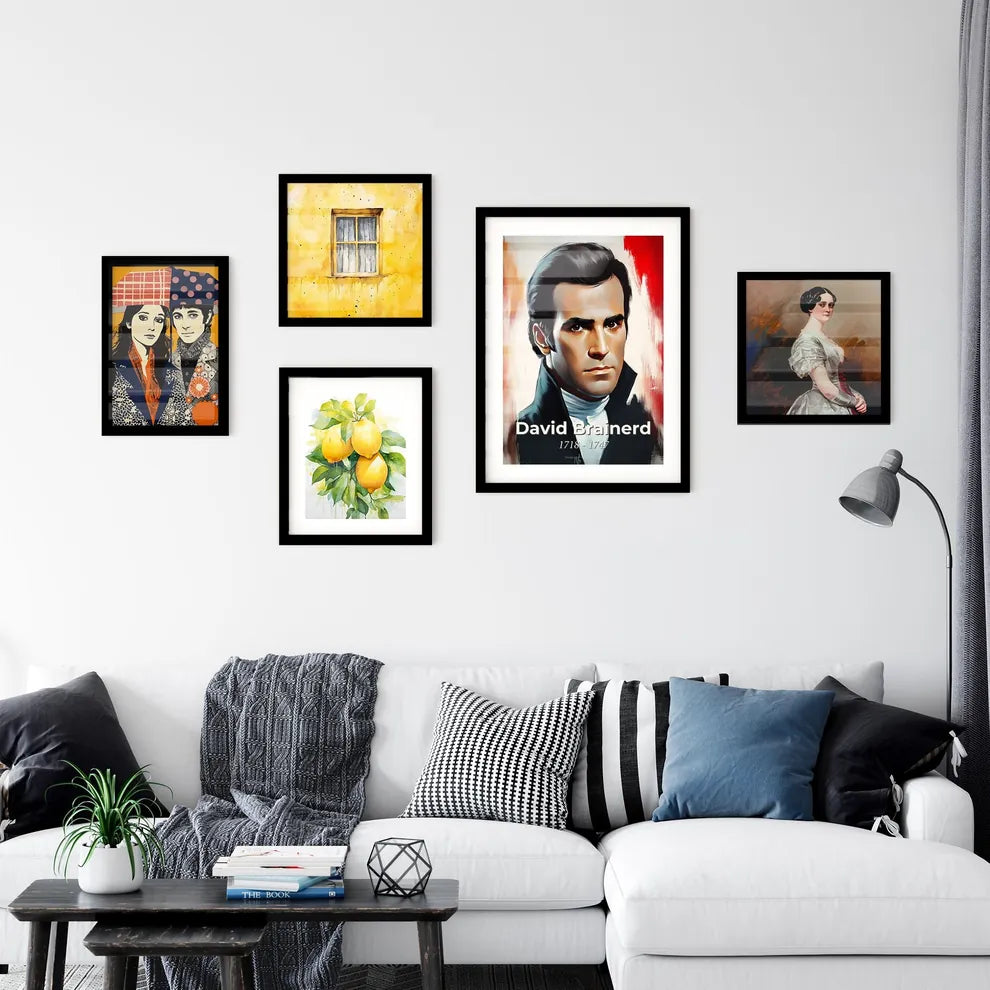 Portrait of David Brainerd Wall Art