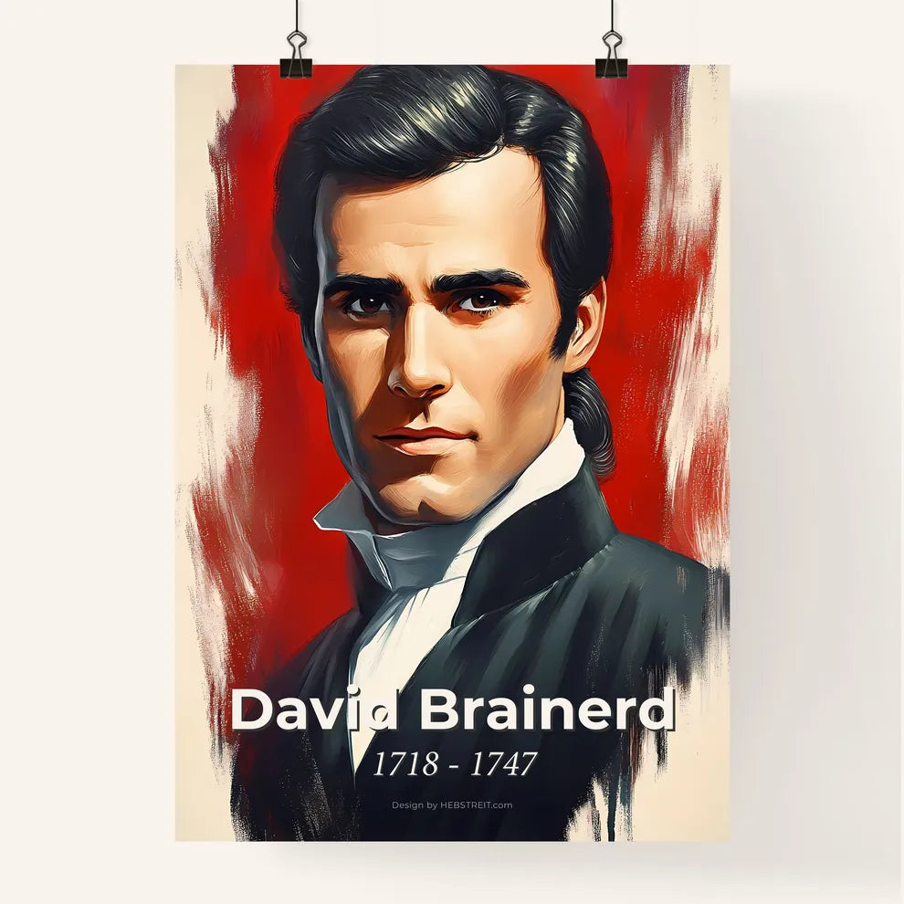 Portrait of David Brainerd Poster