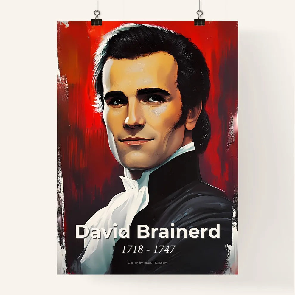 Portrait of David Brainerd Poster