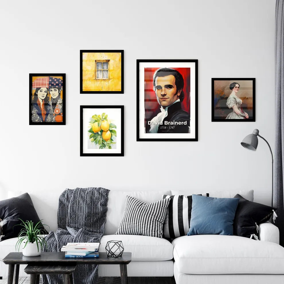 Portrait of David Brainerd Wall Art