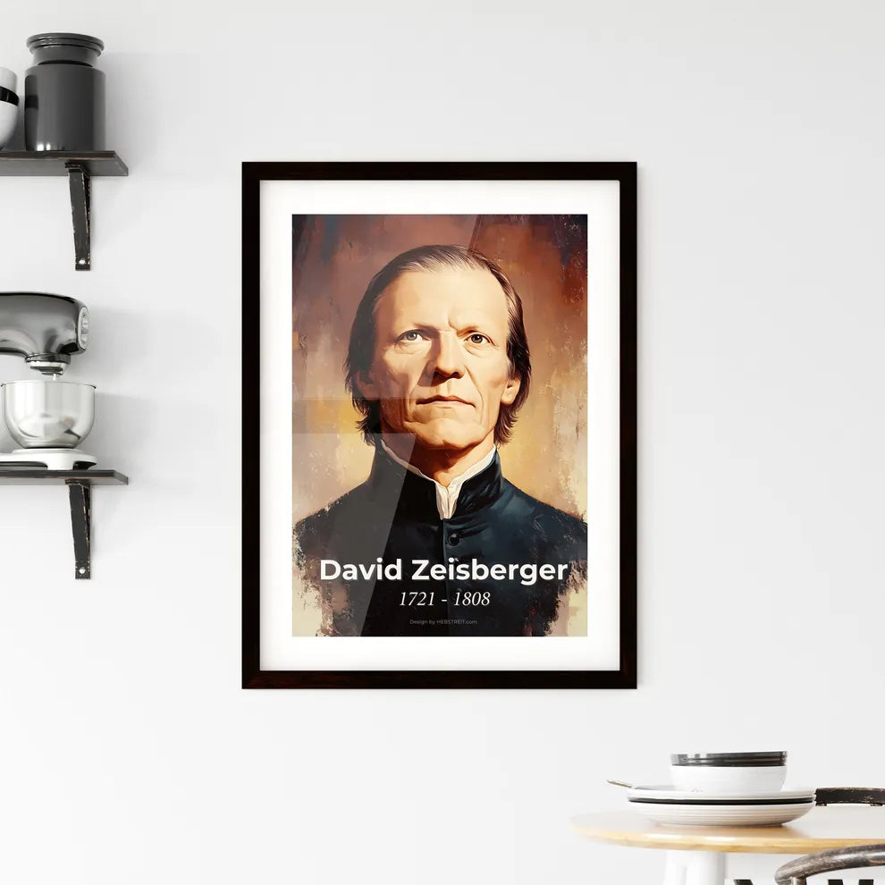 Portrait of David Zeisberger Hangings