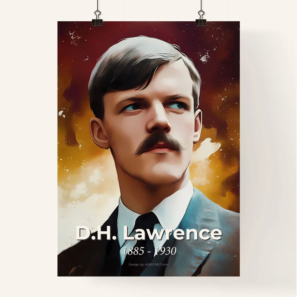 Portrait of D.H. Lawrence Poster