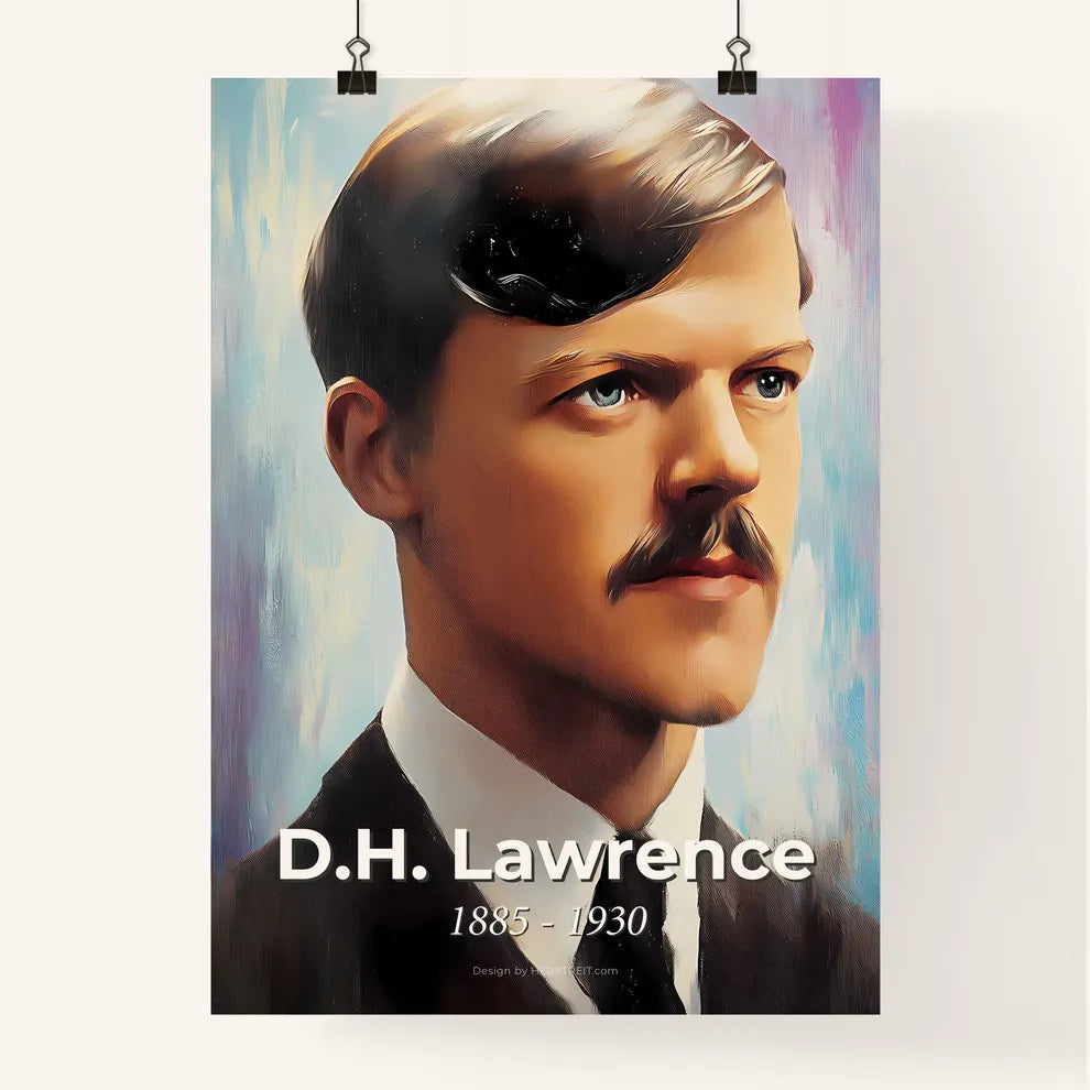 Portrait of D.H. Lawrence Poster