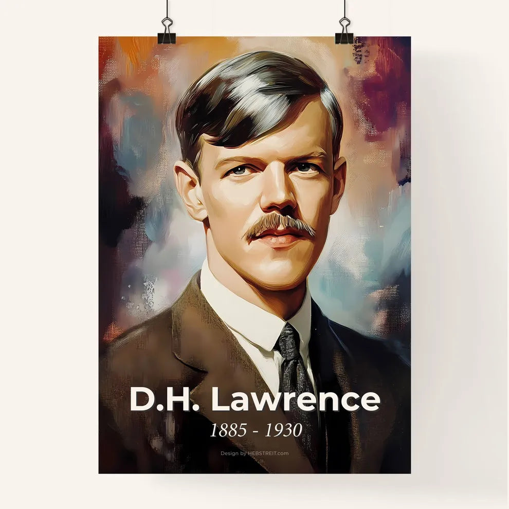 Portrait of D.H. Lawrence Poster