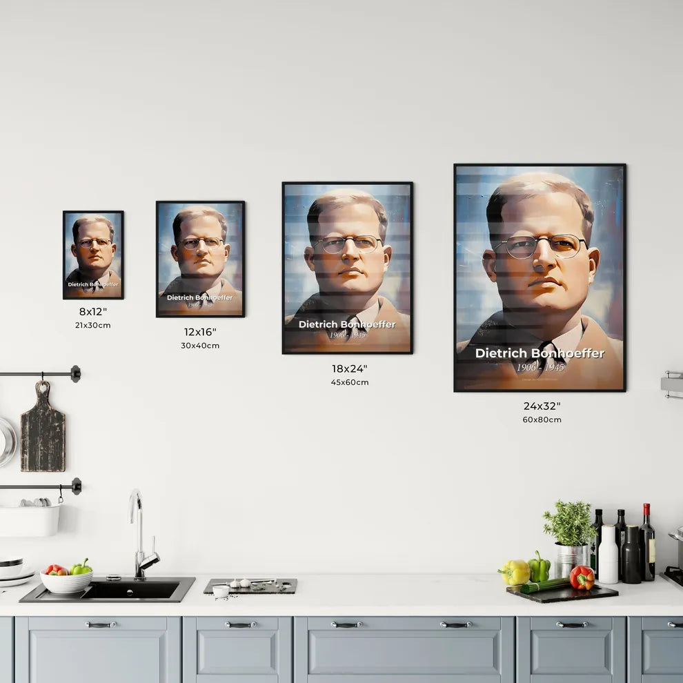Portrait of Dietrich Bonhoeffer - Kitchen Hangings