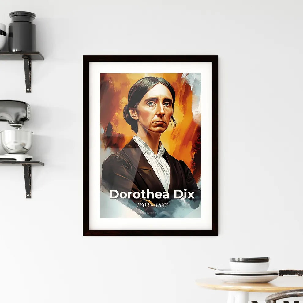 Portrait of Dorothea Dix Framed Print