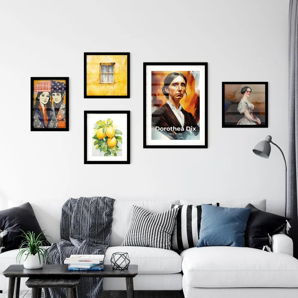 Portrait of Dorothea Dix Wall Art