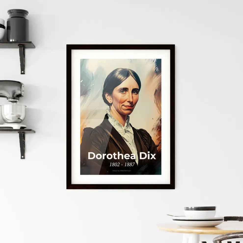 Portrait of Dorothea Dix Framed Print