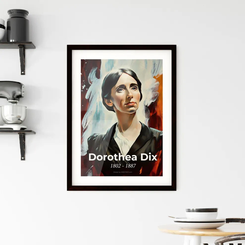 Portrait of Dorothea Dix Framed Print