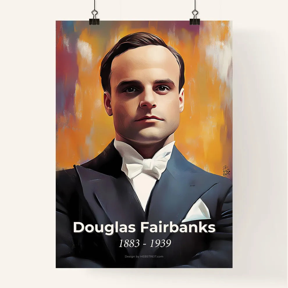 Portrait of Douglas Fairbanks Poster