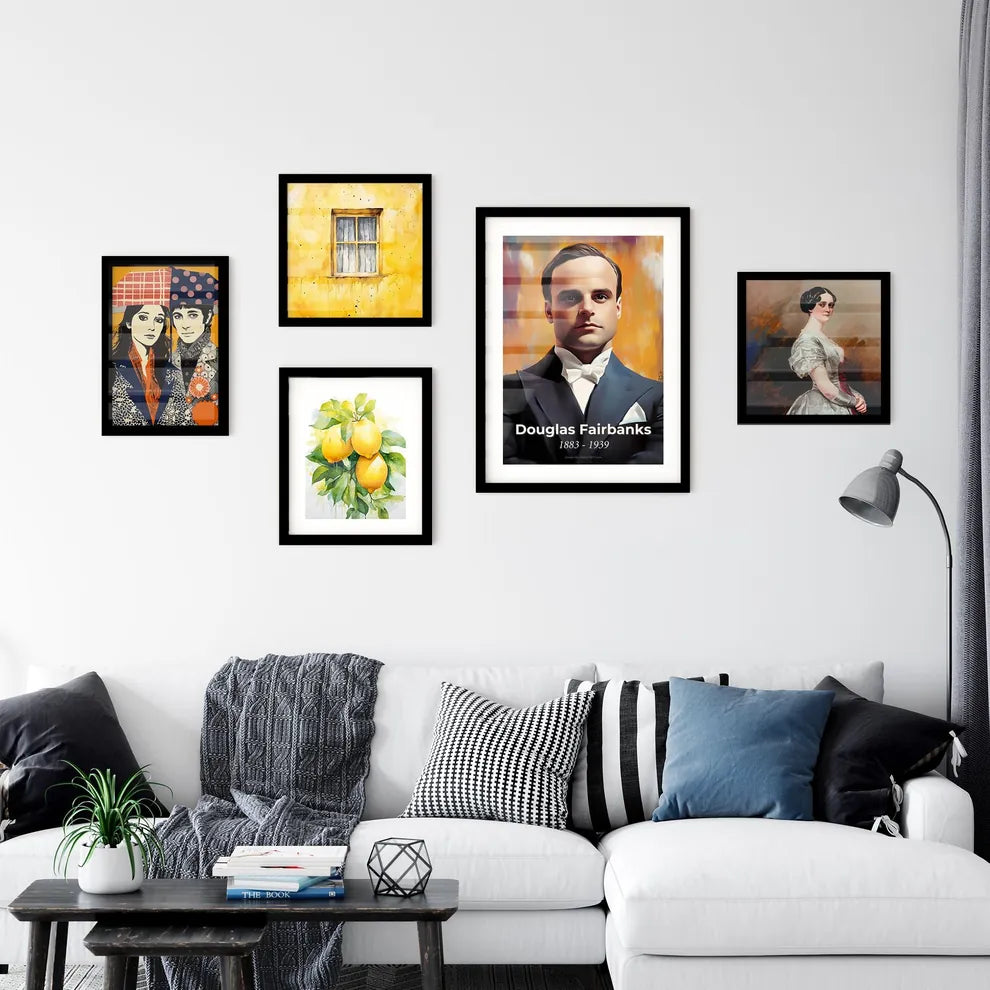 Portrait of Douglas Fairbanks Wall Art
