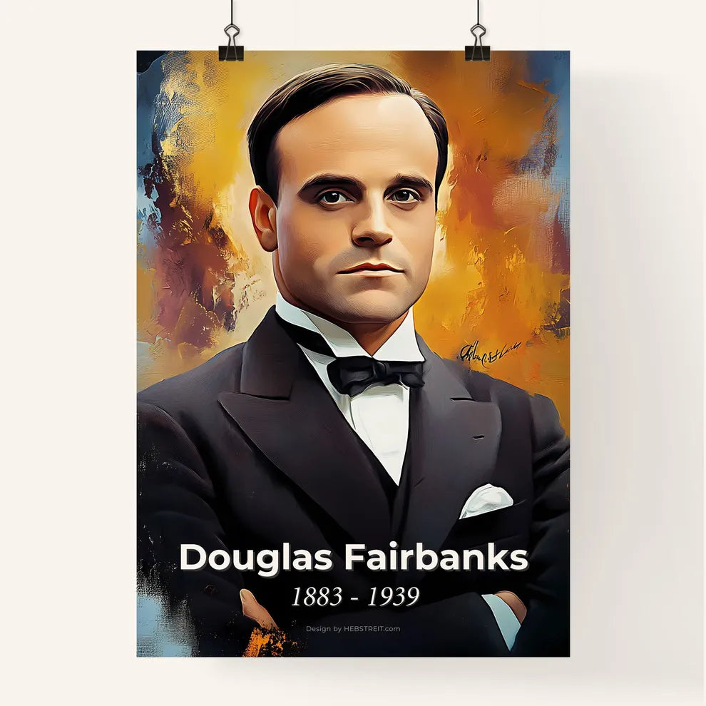 Portrait of Douglas Fairbanks Poster