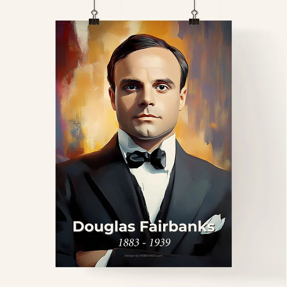 Portrait of Douglas Fairbanks Poster