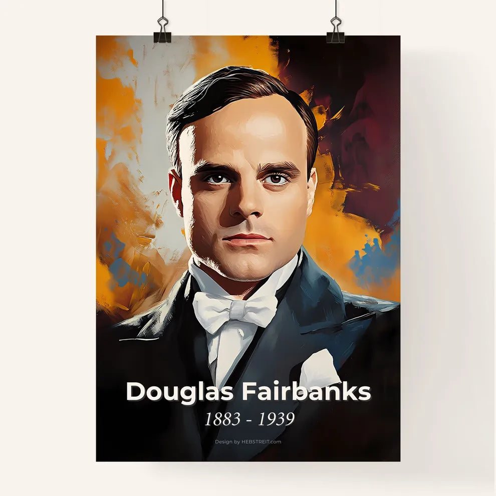 Portrait of Douglas Fairbanks Poster