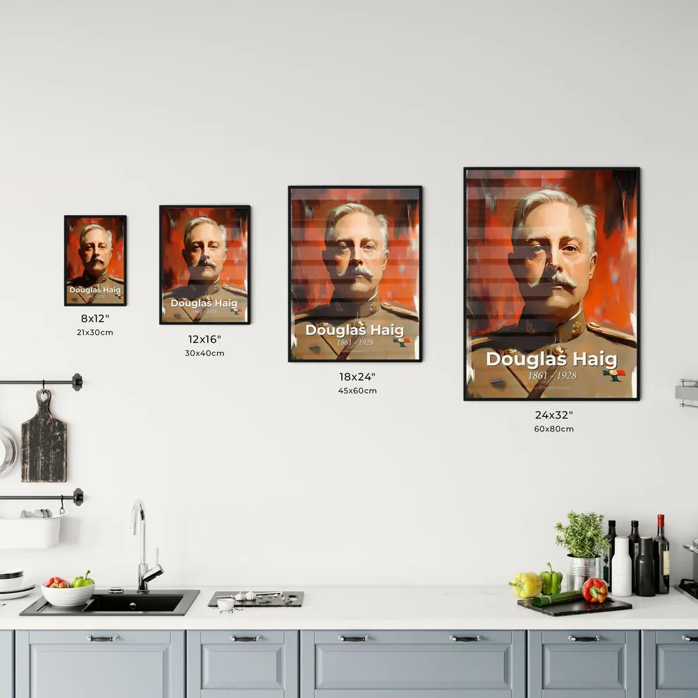 Portrait of Douglas Haig Size Chart
