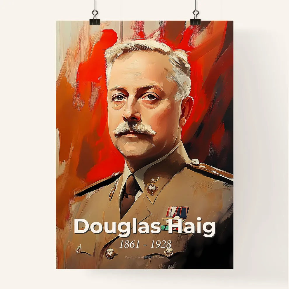 Portrait of Douglas Haig Poster