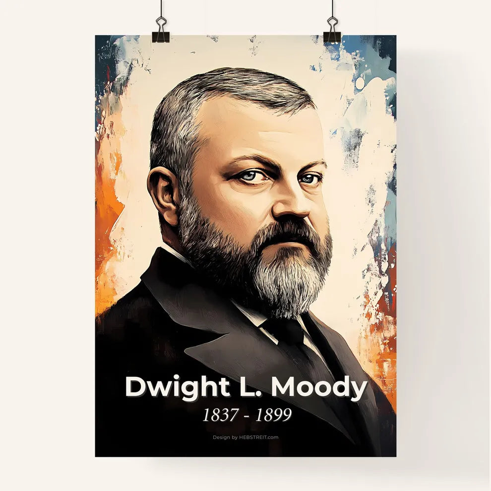 Portrait of Dwight L. Moody Poster