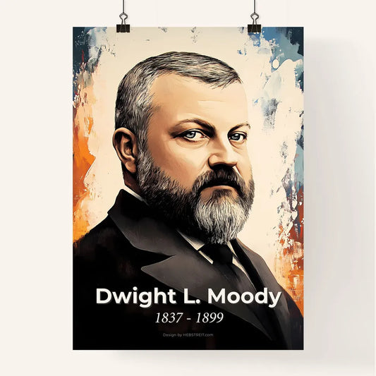 Portrait of Dwight L. Moody Poster