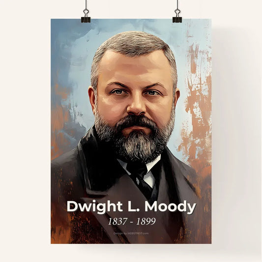 Portrait of Dwight L. Moody Poster