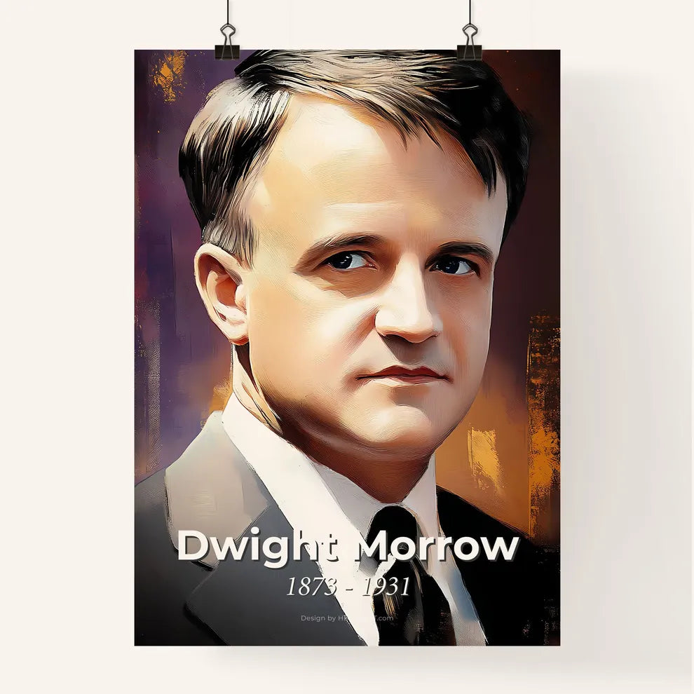 Portrait of Dwight Morrow Poster