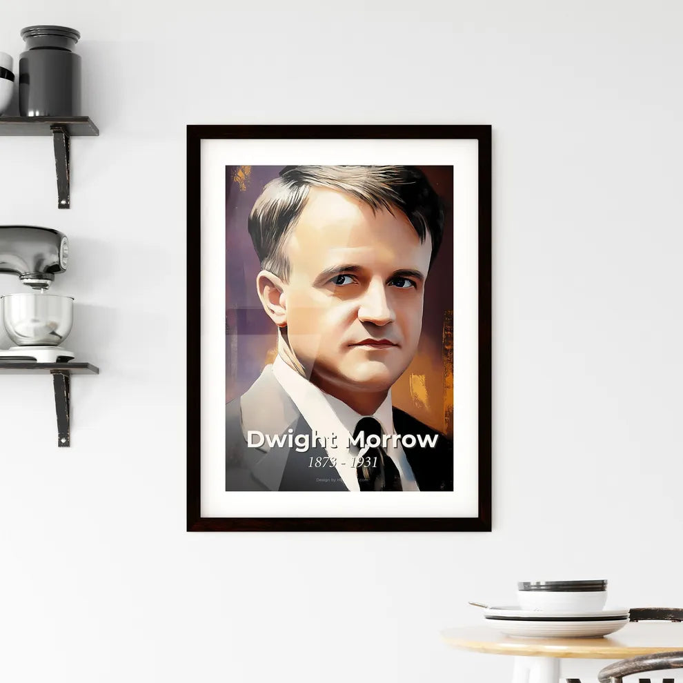 Portrait of Dwight Morrow Framed Print