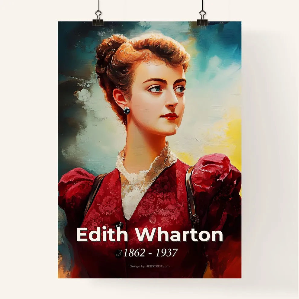 Portrait of Edith Wharton Poster