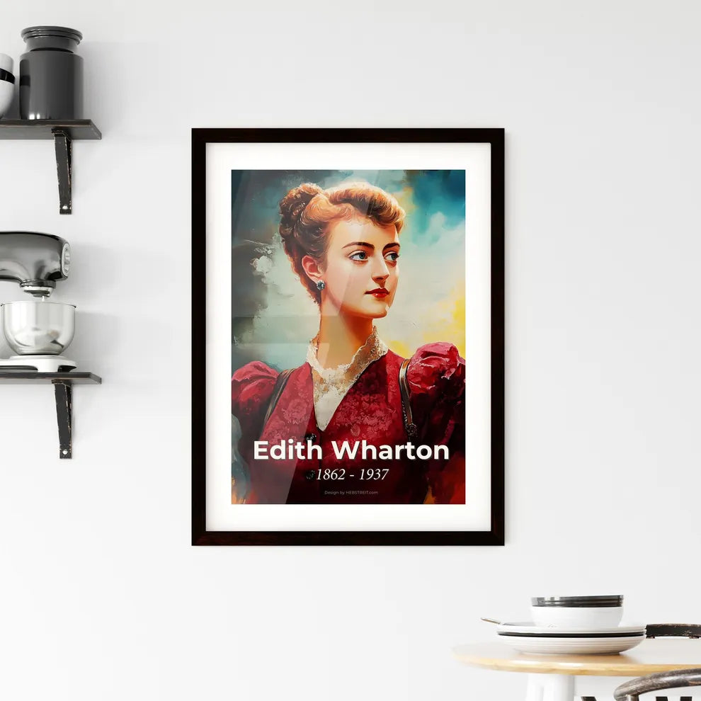 Portrait of Edith Wharton Framed Print