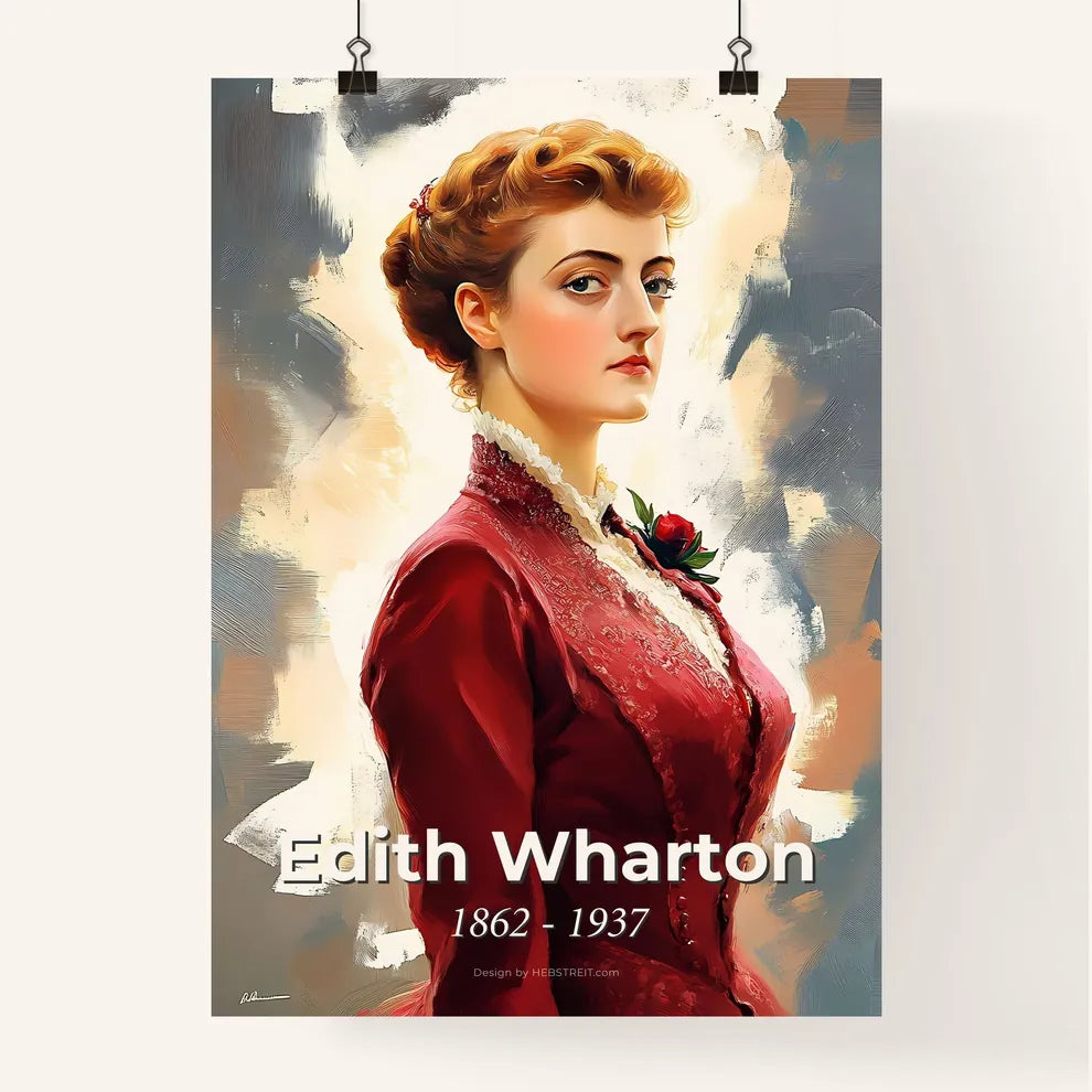 Portrait of Edith Wharton Poster