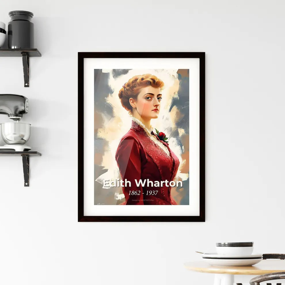 Portrait of Edith Wharton Framed Print