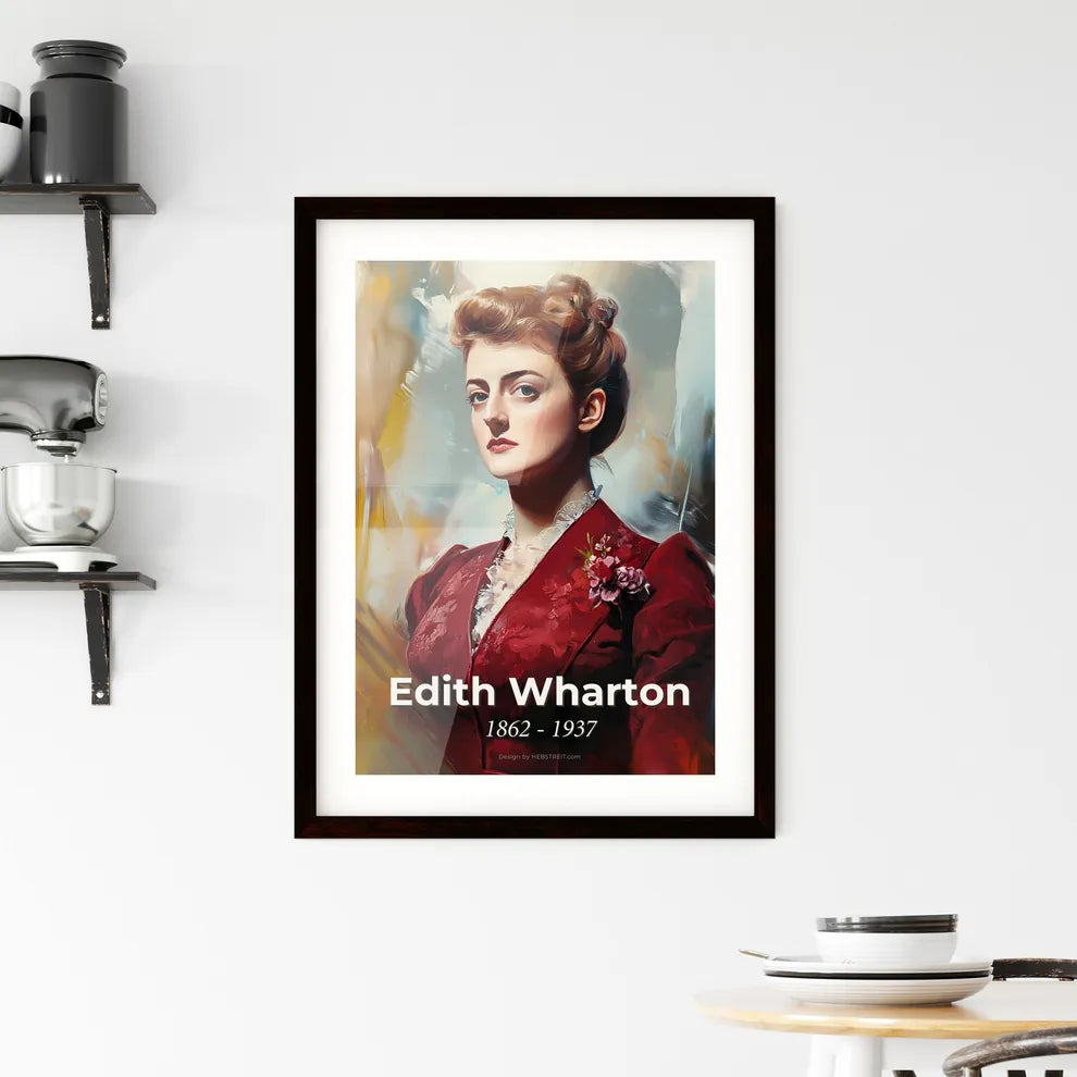 Portrait of Edith Wharton Framed Print