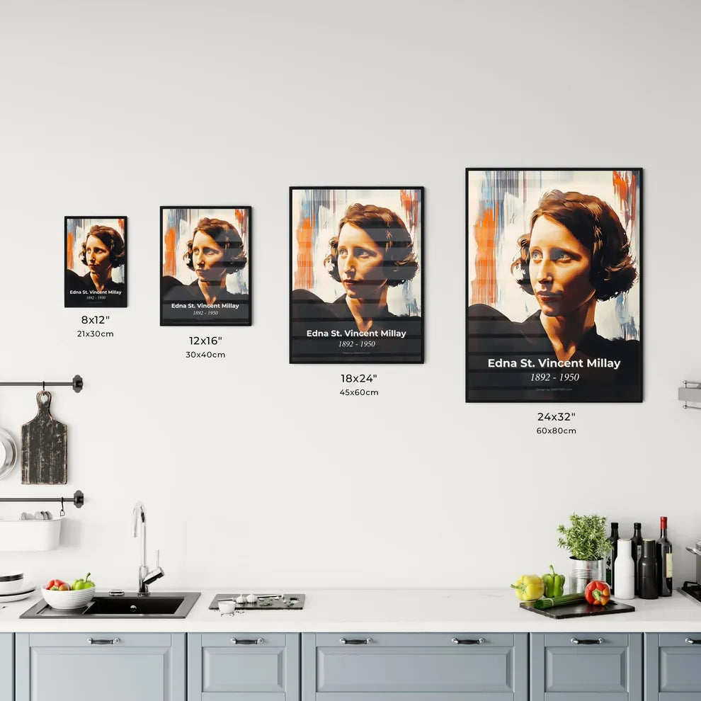 Portrait of Edna St - Kitchen Hangings