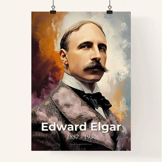 Portrait of Edward Elgar Poster