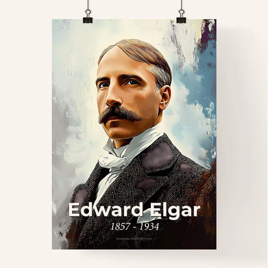 Portrait of Edward Elgar Poster