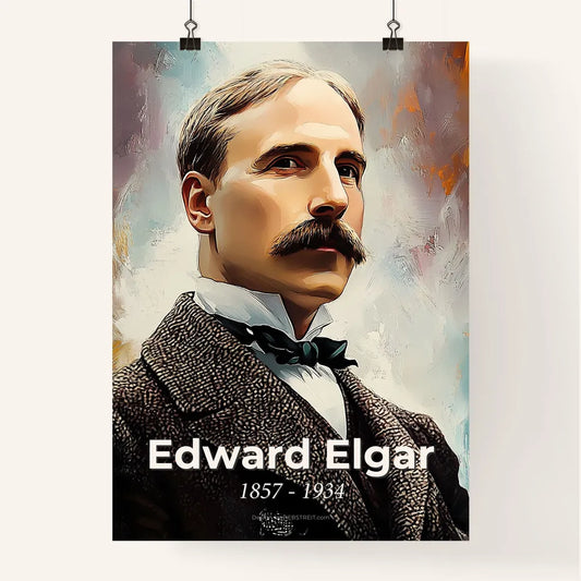 Portrait of Edward Elgar Poster