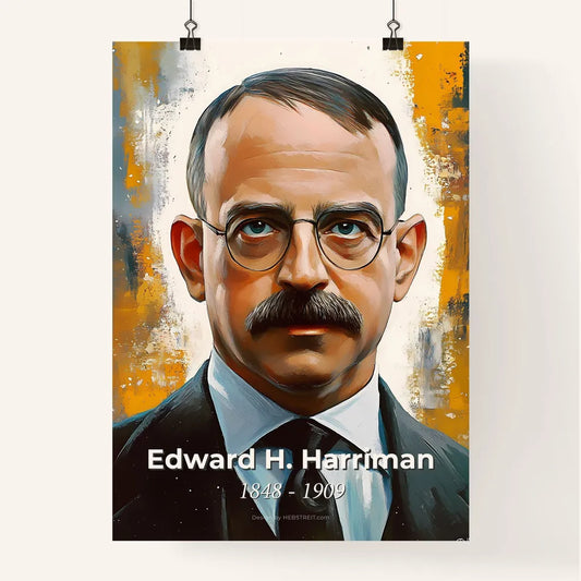 Portrait of Edward H. Harriman Poster