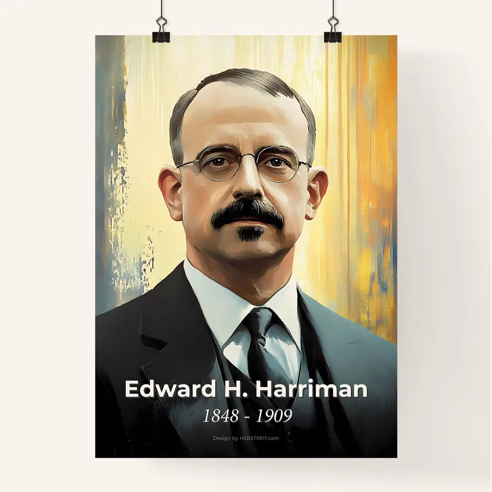 Portrait of Edward H. Harriman Poster