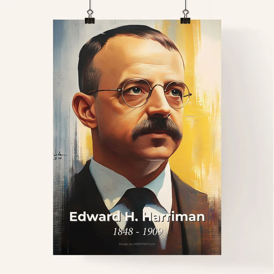 Portrait of Edward H. Harriman Poster