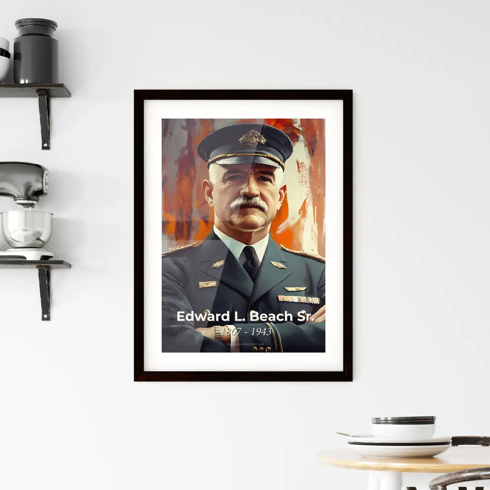 Portrait of Edward L. Beach Sr. Hangings
