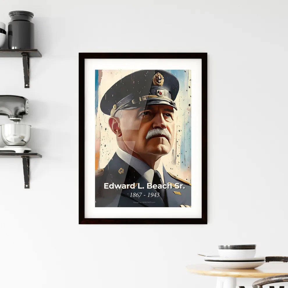 Portrait of Edward L. Beach Sr. Hangings