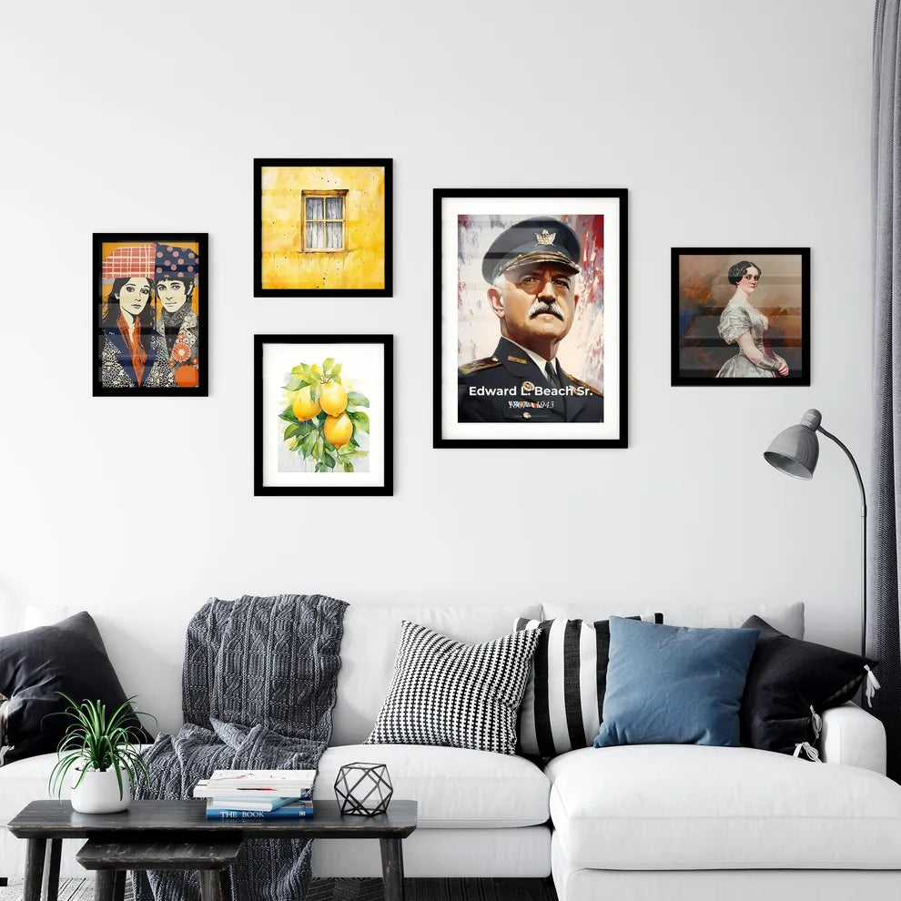 Portrait of Edward L. Beach Sr. Wall Art