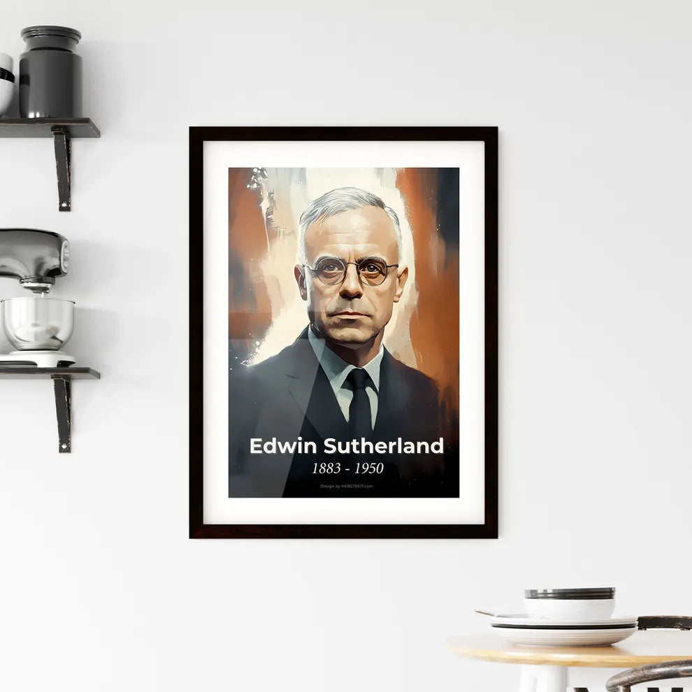 Portrait of Edwin Sutherland Hangings