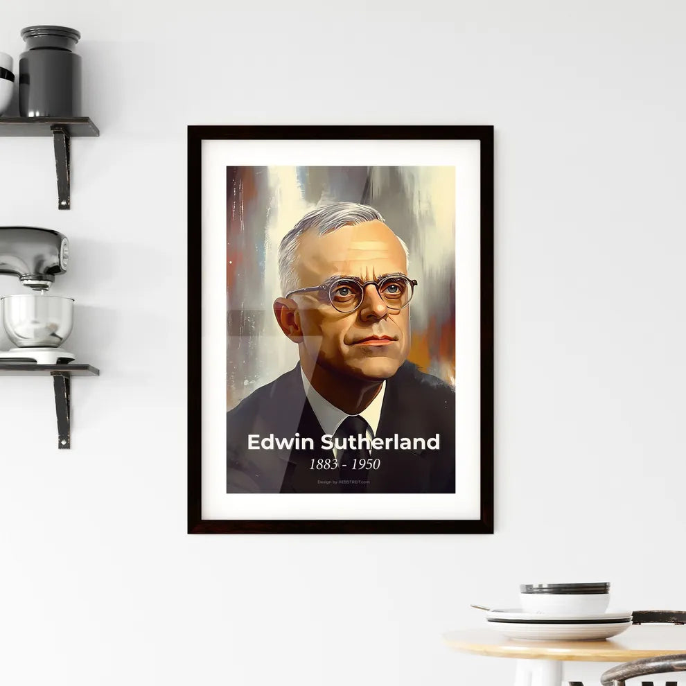 Portrait of Edwin Sutherland Hangings