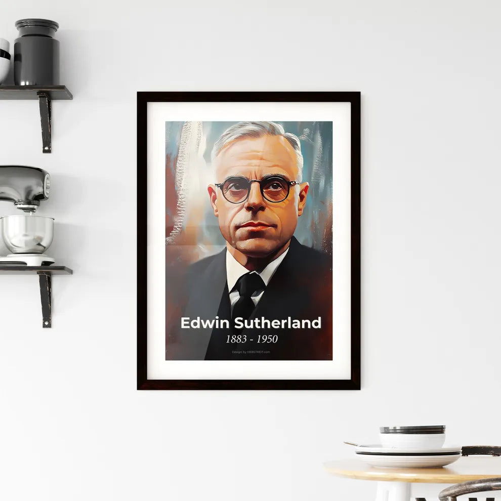 Portrait of Edwin Sutherland Hangings