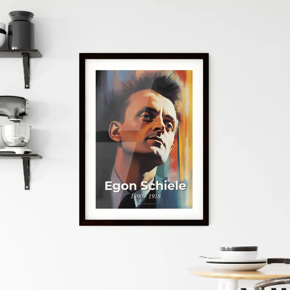 Portrait of Egon Schiele Hangings