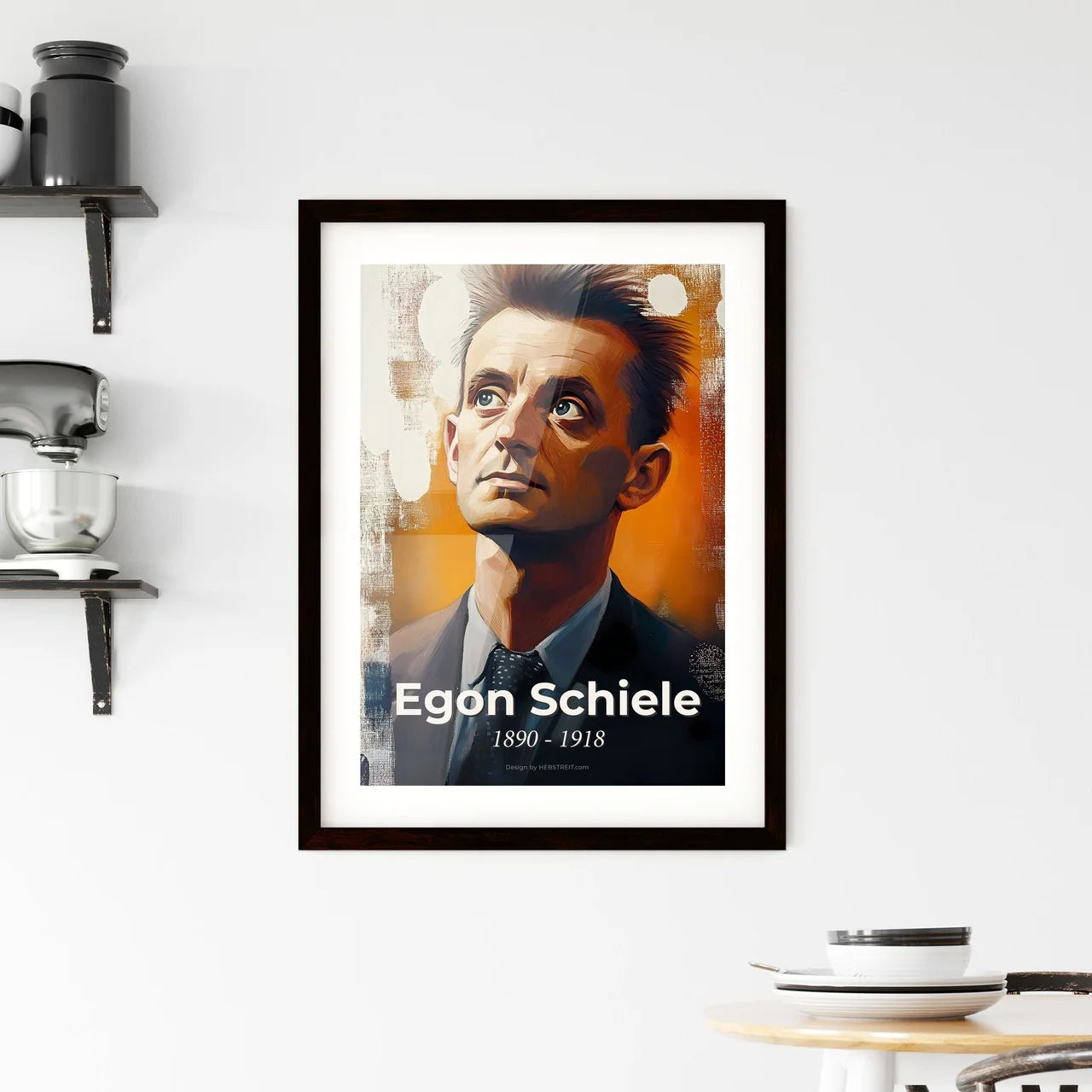 Portrait of Egon Schiele Hangings
