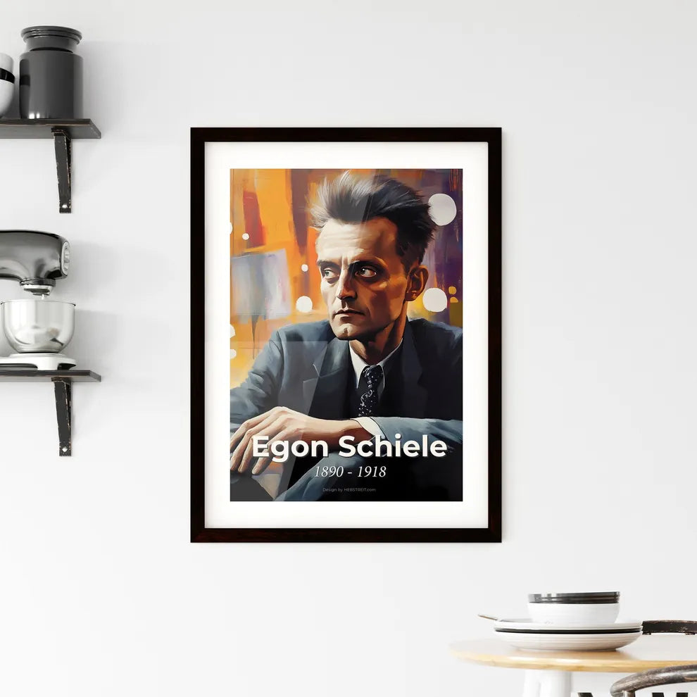 Portrait of Egon Schiele Hangings