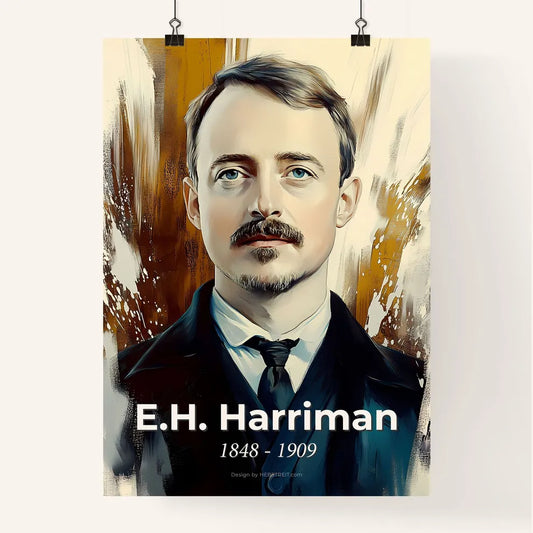Portrait of E.H. Harriman Poster