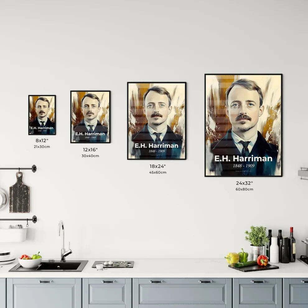Portrait of E.H. Harriman Size Chart