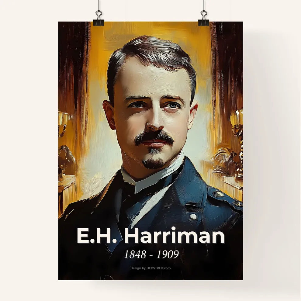 Portrait of E.H. Harriman Poster